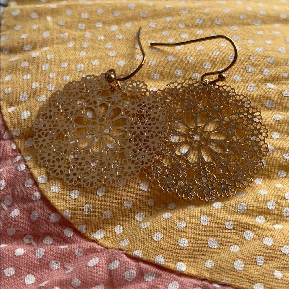 Metal earrings
